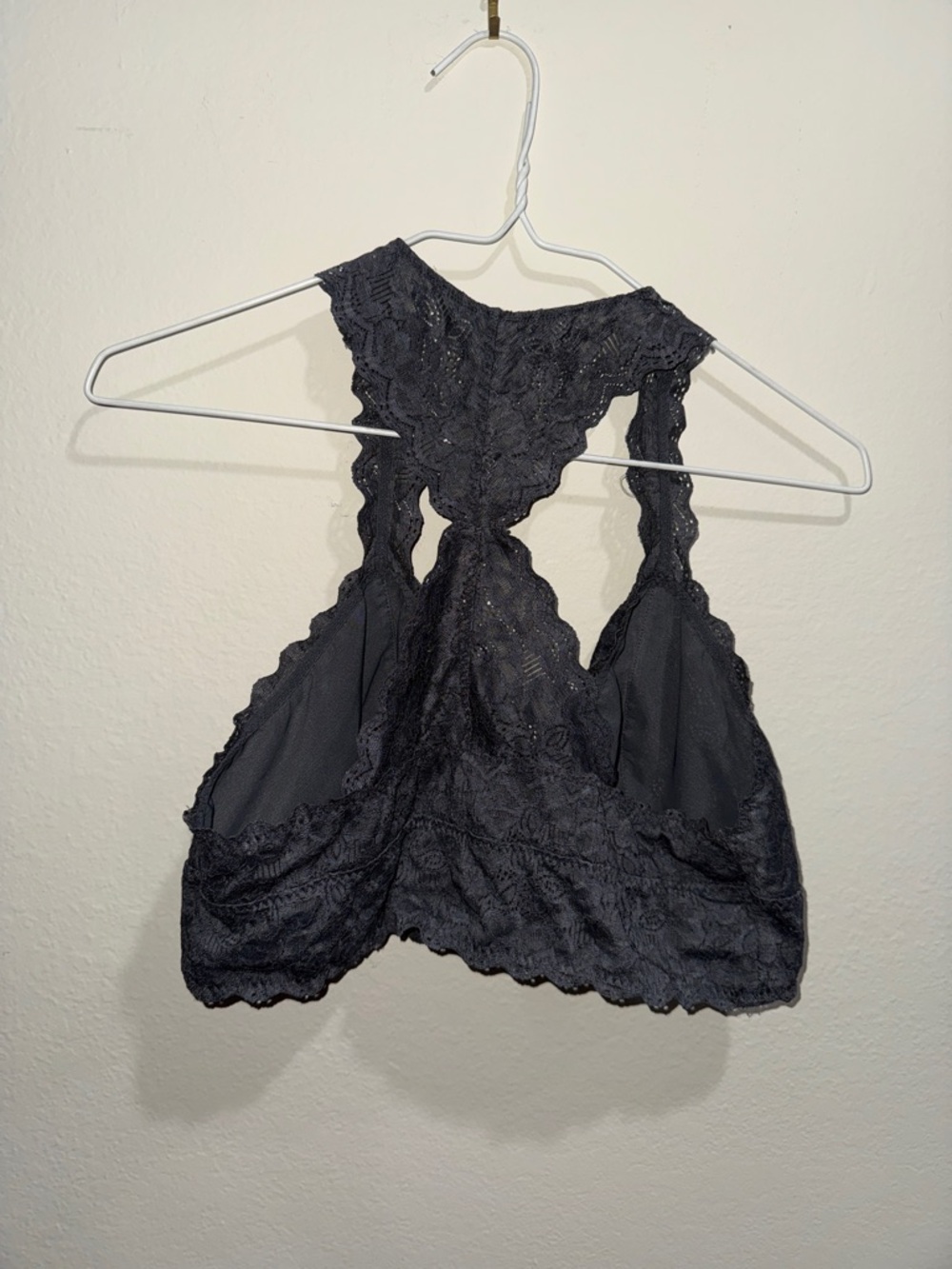 Felina Black Lace Racerback Bralette - Picture 2 of 3